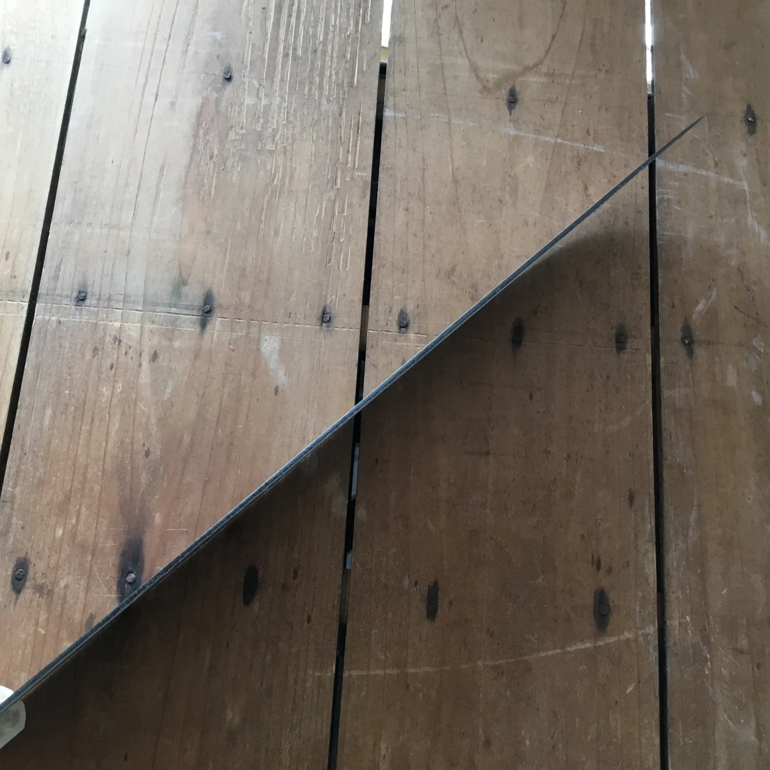 K Sabatier Boucher 14" / 35cm Butcher Knife Carbon Steel Beech - Image 3