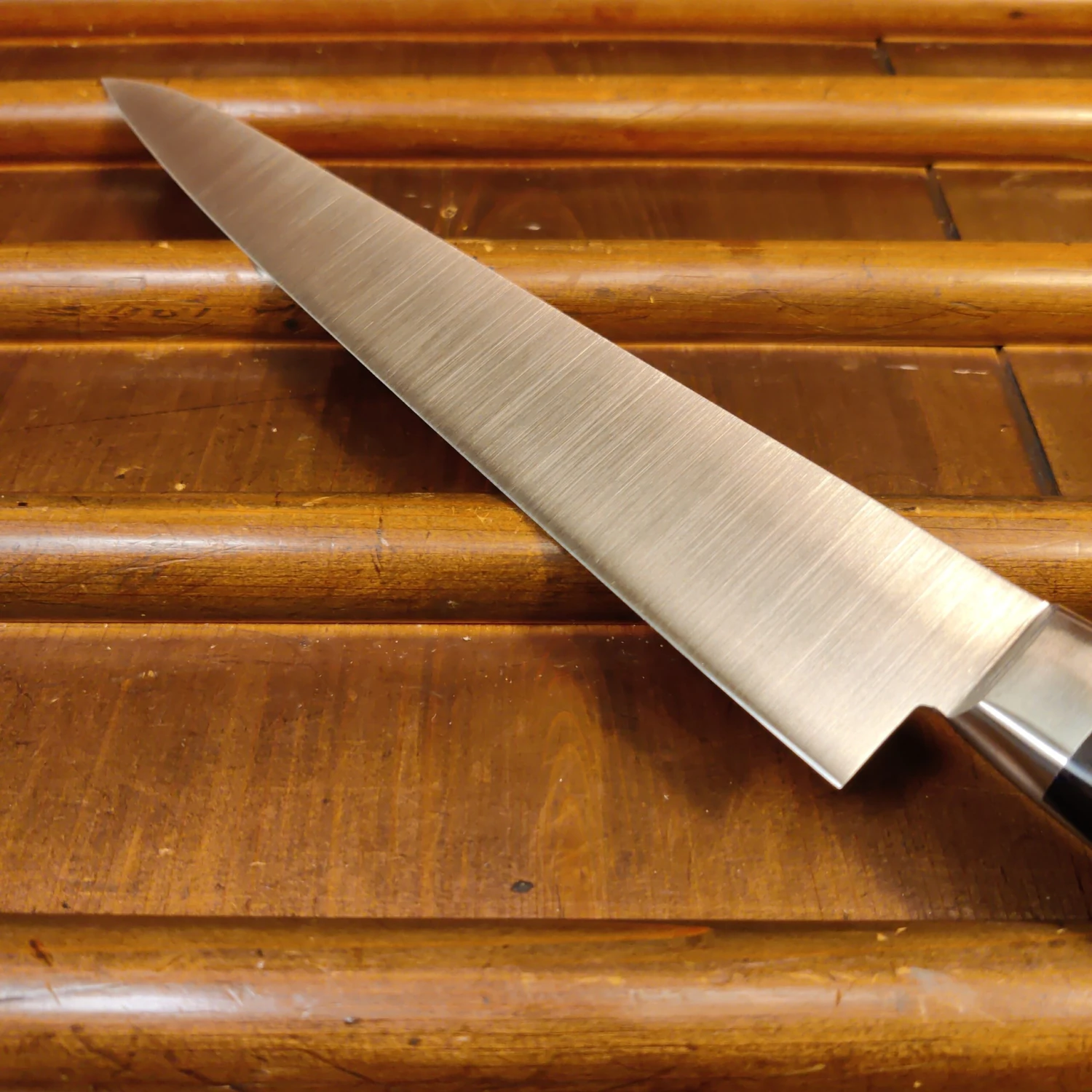 Ashi Hamono Ginga 240mm Sujihiki Swedish Stainless Western Handle With Saya - Image 8