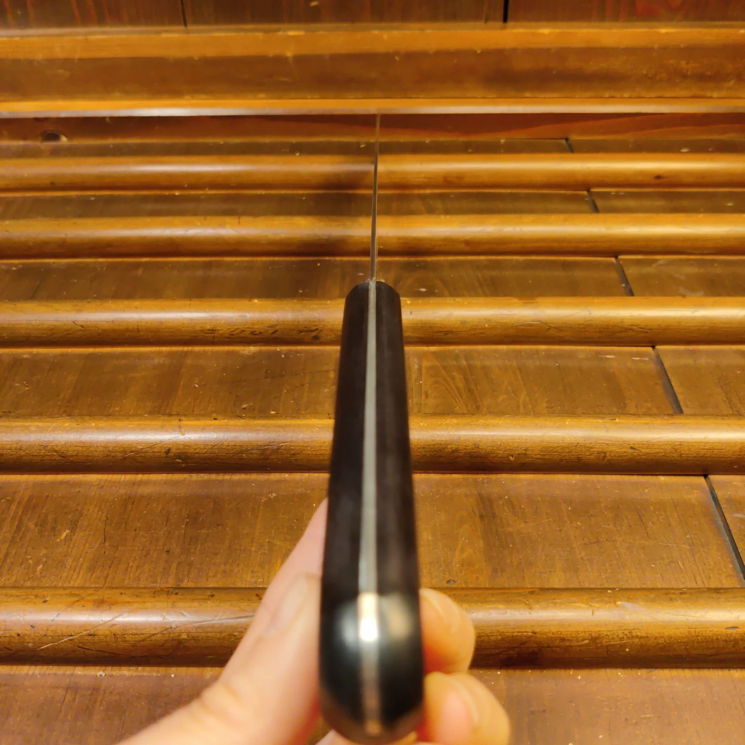 Masumitsu 250mm Bread Knife AUS8 Pakka - Image 4