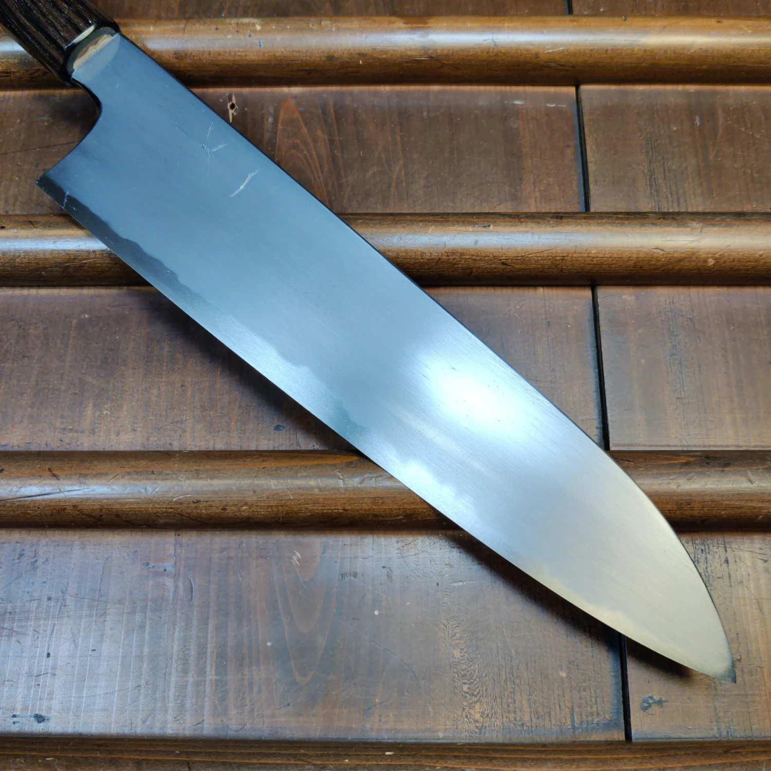 Hitohira Gorobei Rikichi 240mm Gyuto Aogami 2 Kasumi Cherry Wood - Image 2