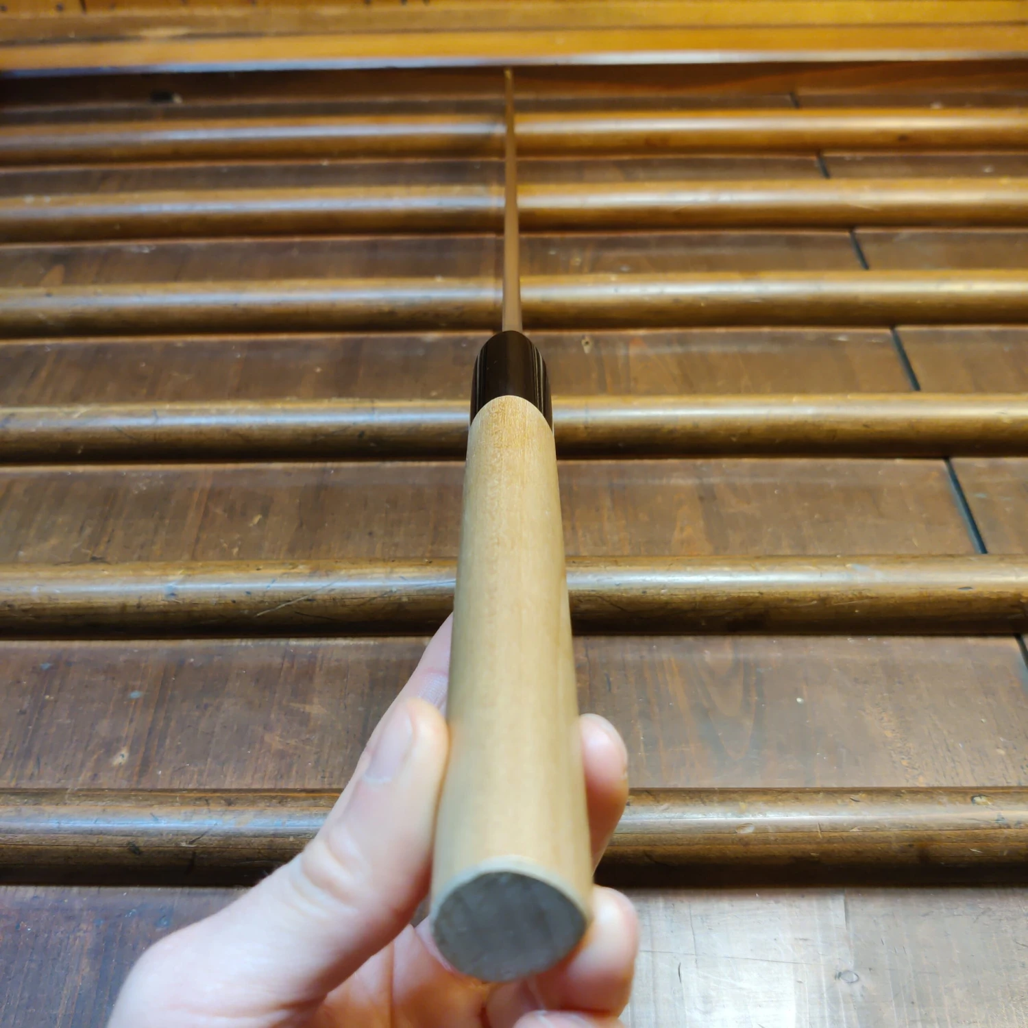 Yoshikane Hamono 300mm Yanagi Shirogami 1 Ho Horn - Image 4