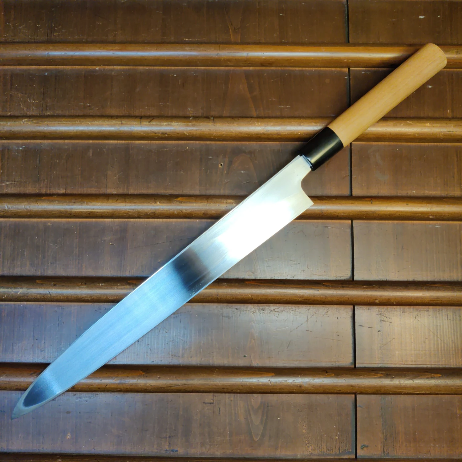 Yoshikane Hamono 300mm Yanagi Shirogami 1 Ho Horn - Image 8