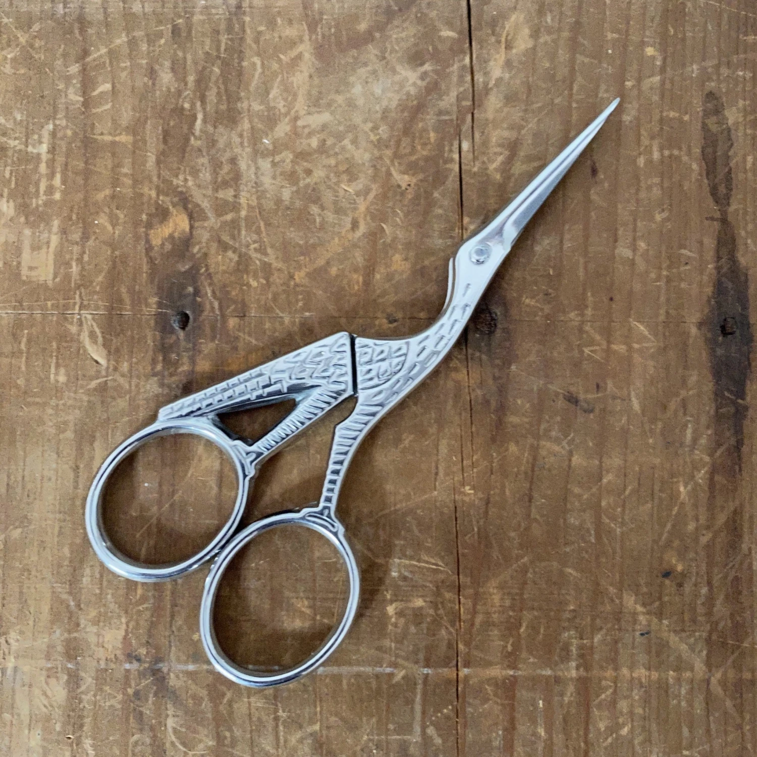 Ernest Wright 'Antique Stork' Embroidery Scissors - Image 3