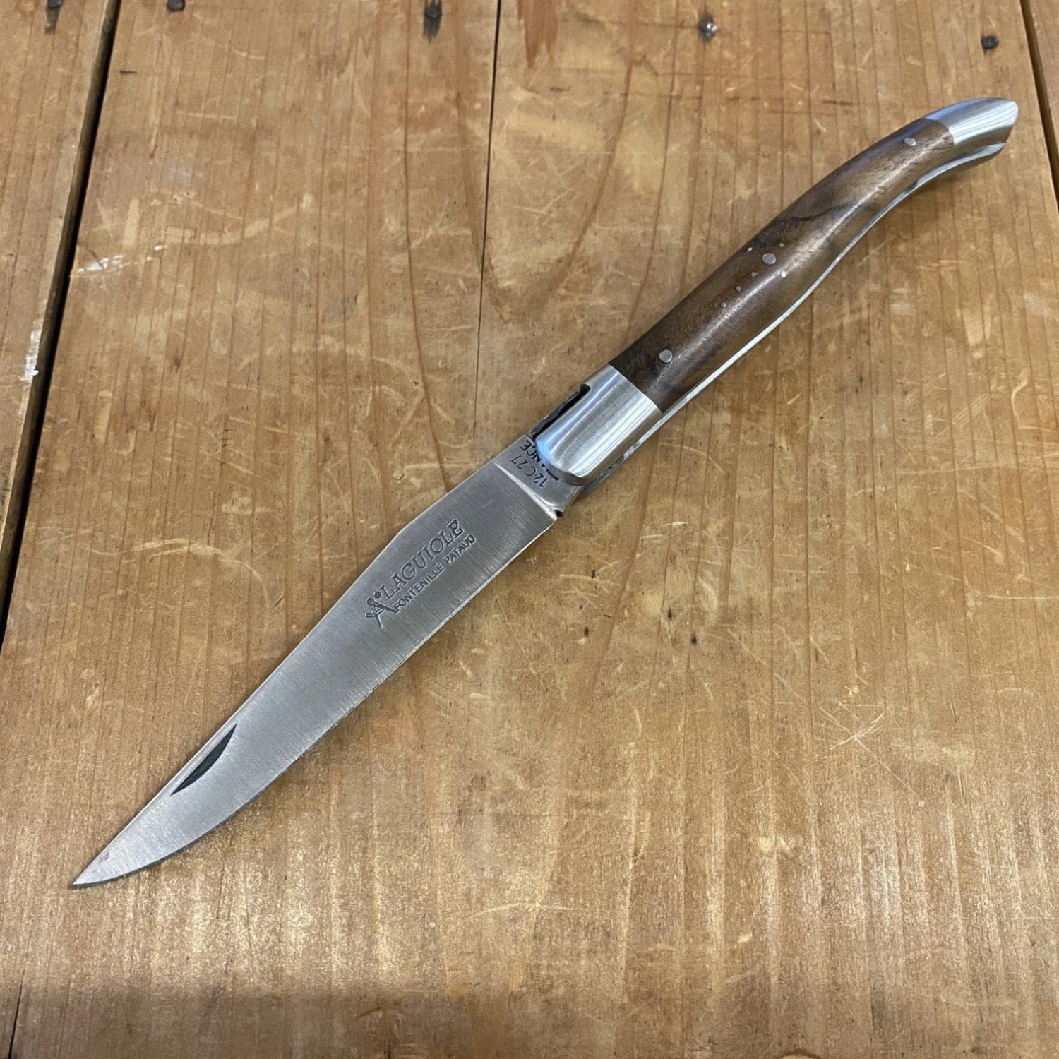 Fontenille Pataud Laguiole Essential 12cm Pocket Knife Walnut