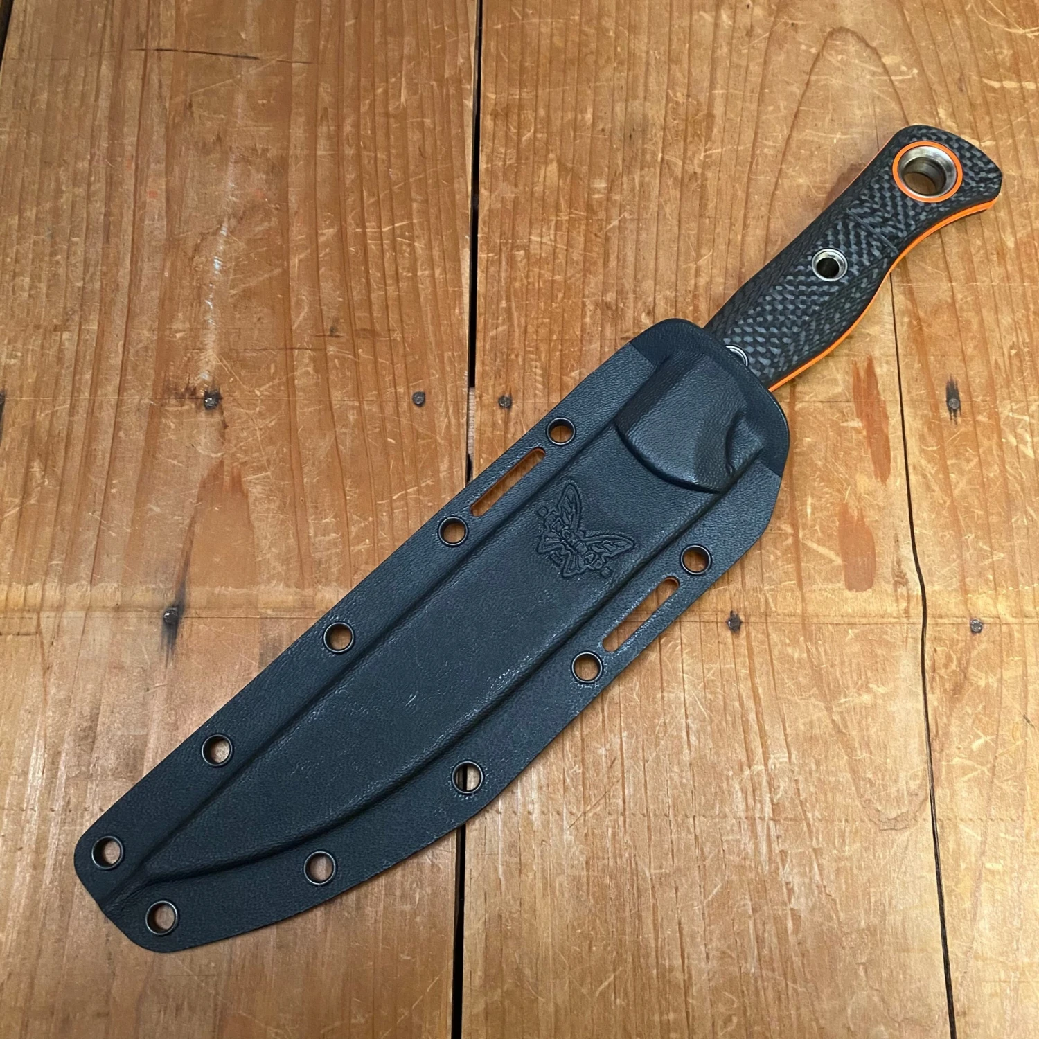 Benchmade 15500OR-2 Meatcrafter - Fixed Blade - Carbon Fiber - Image 8