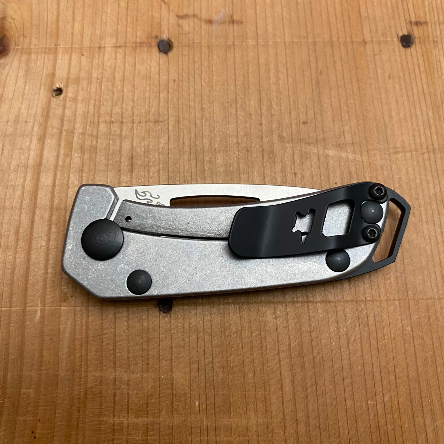 Buck Knives Buck 417 Budgie Frame Lock - Green Natural G10 - Image 5