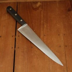 Vintage J A Henckels 10" Chef Knife Carbon Steel Solingen 1950's Era