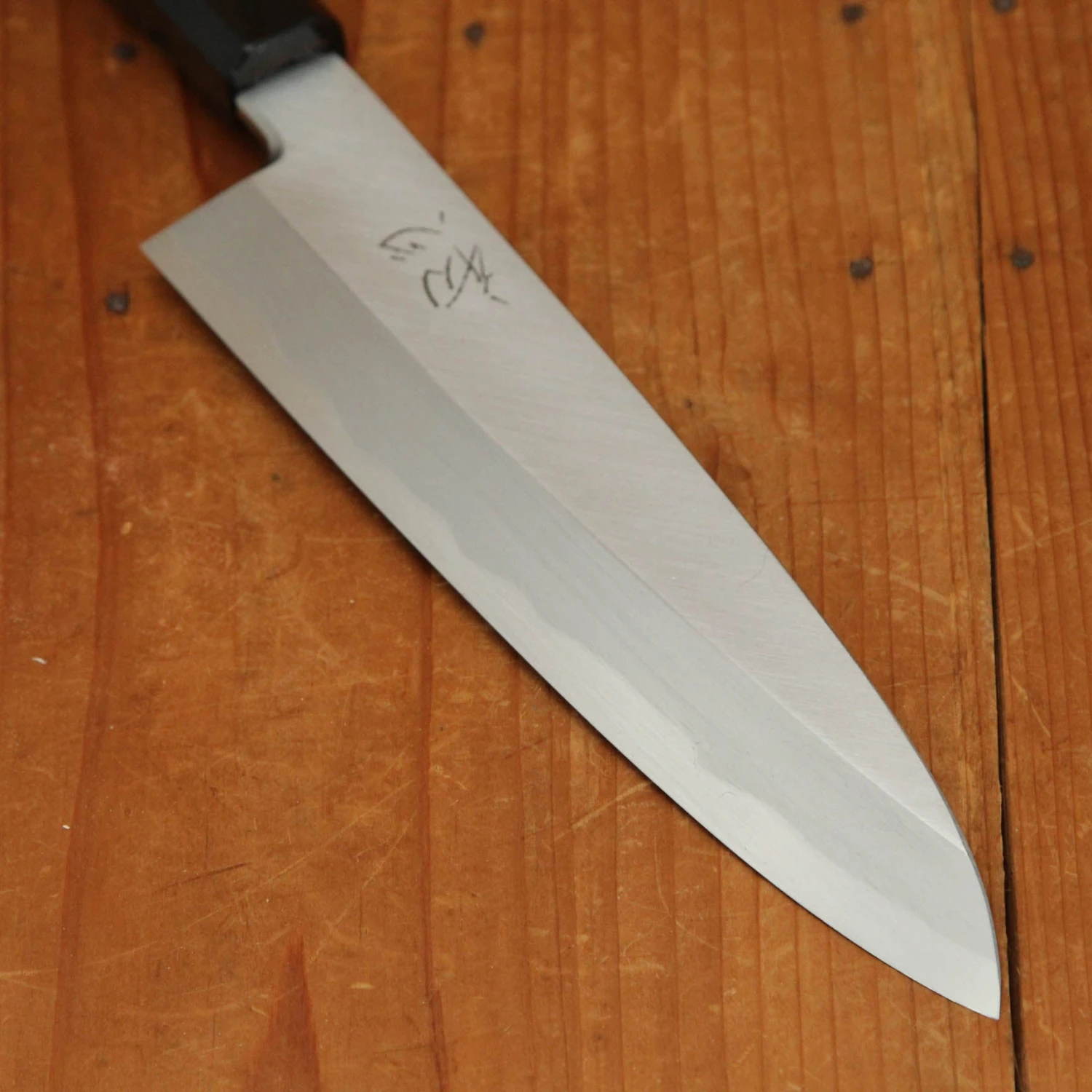 Hatsukokoro Shirasagi 210mm Gyuto Single Bevel Shirogami 2 Angled Wenge - Image 2