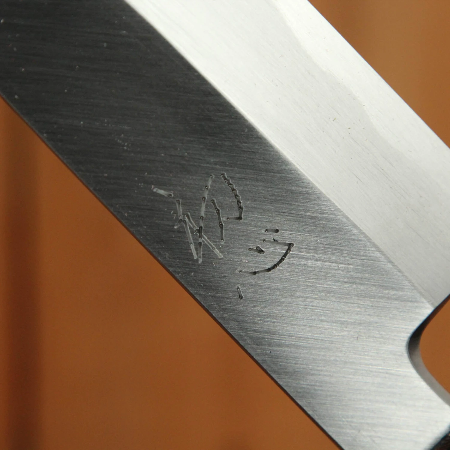 Hatsukokoro Shirasagi 210mm Gyuto Single Bevel Shirogami 2 Angled Wenge - Image 7