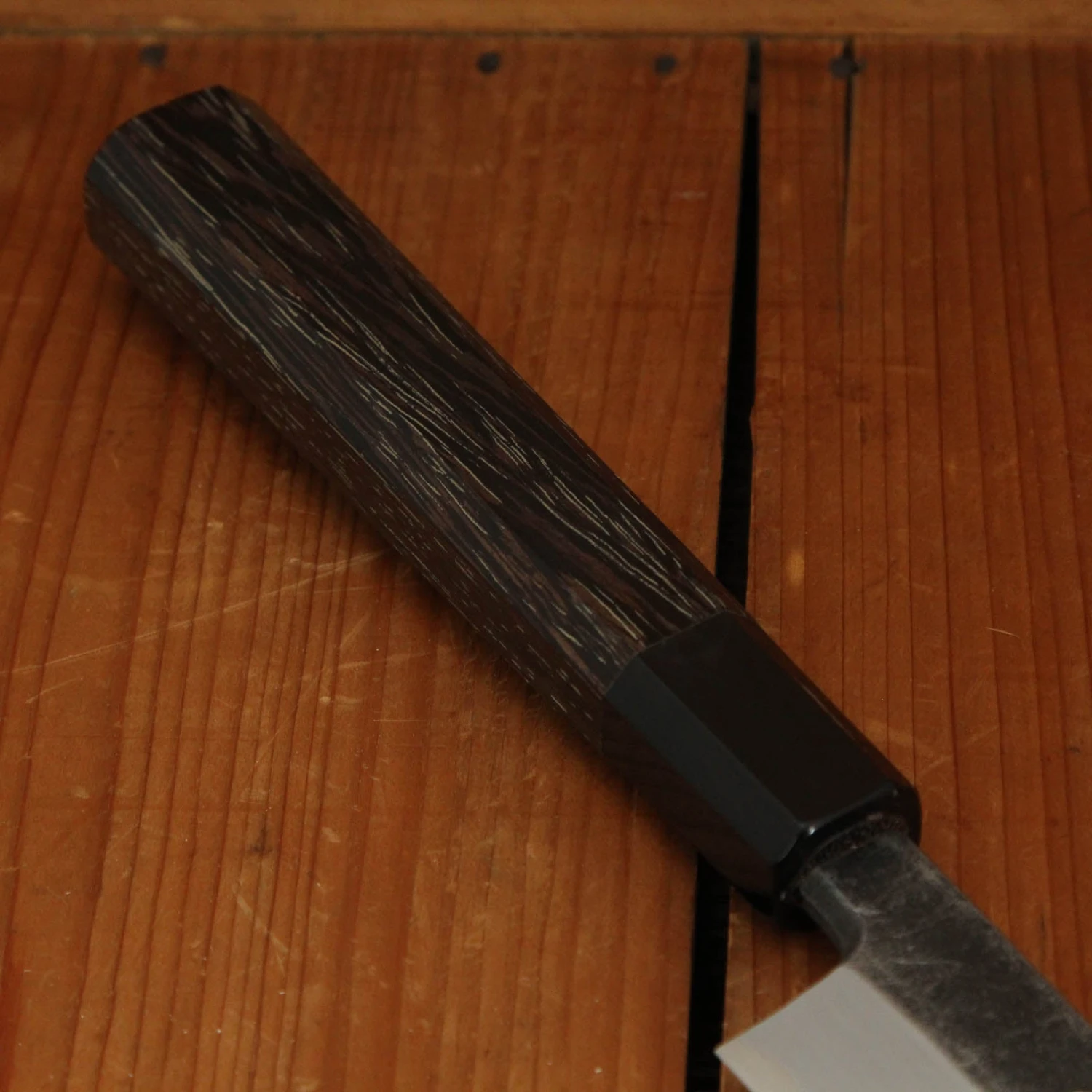 Hatsukokoro Shirasagi 300mm Yanagi Aogami 2 Kurouchi Tsuchime Wenge - Image 2