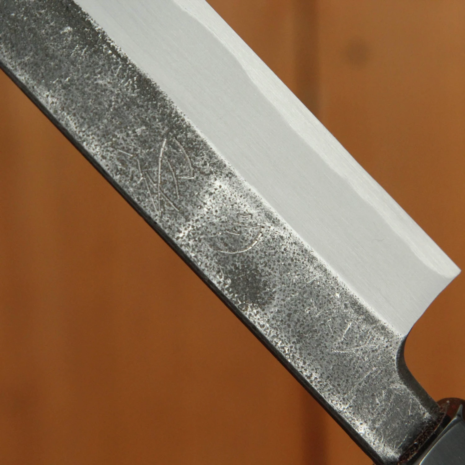 Hatsukokoro Shirasagi 300mm Yanagi Aogami 2 Kurouchi Tsuchime Wenge - Image 8