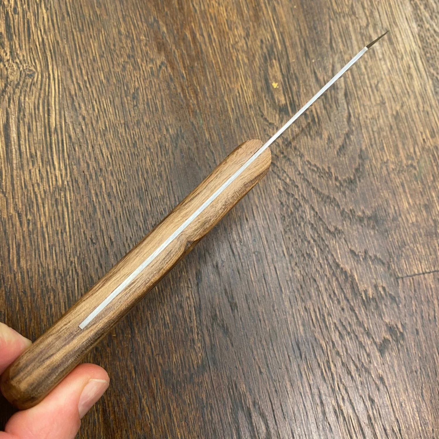 Friedr Herder 3” Clip Point Paring Knife Carbon Steel Walnut - Image 2