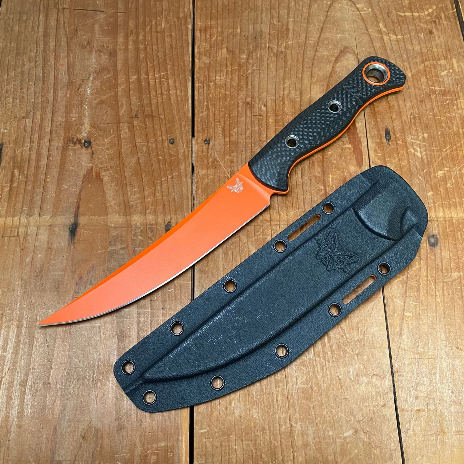 Benchmade 15500OR-2 Meatcrafter - Fixed Blade - Carbon Fiber - Image 5