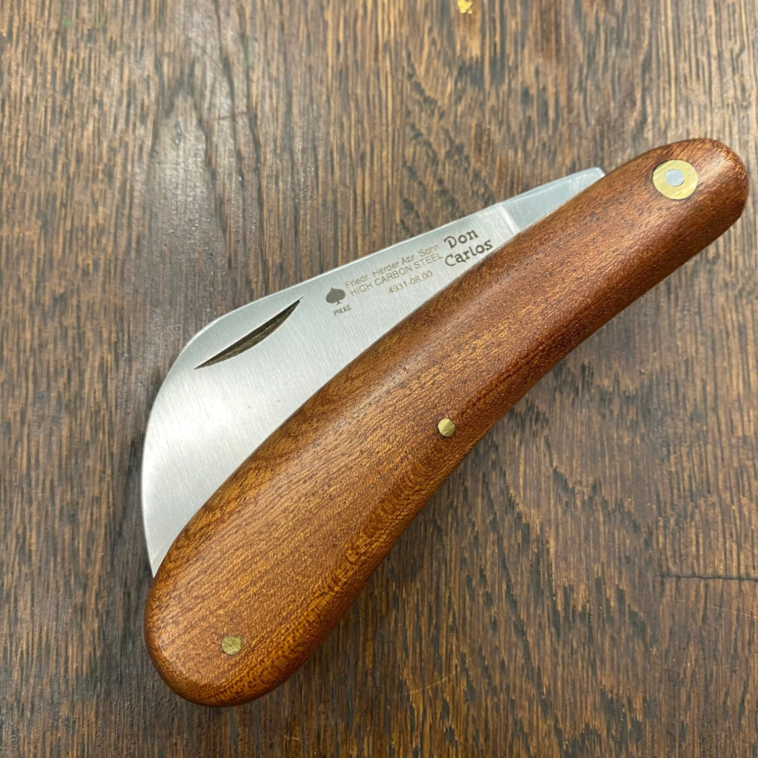 Friedr Herder 4 3/8” Hawkbill Pruner Jack Carbon Steel - Image 5