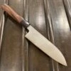 Takada No Hamono 180mm Santoku Iron Clad Aogami 2 Suiboku Finish Pakka & Ebony