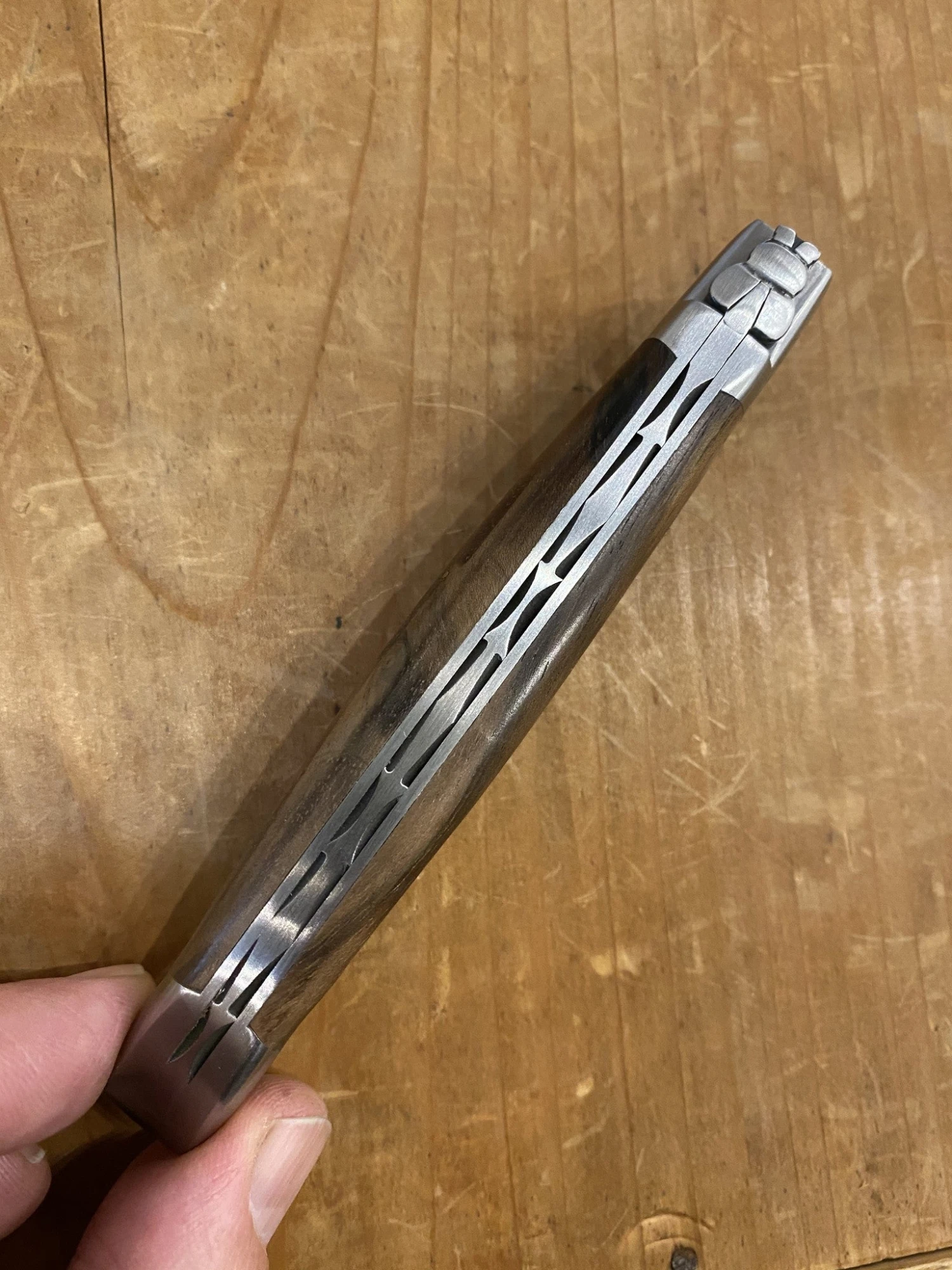 Fontenille Pataud Laguiole Essential 12cm Pocket Knife Walnut - Image 5