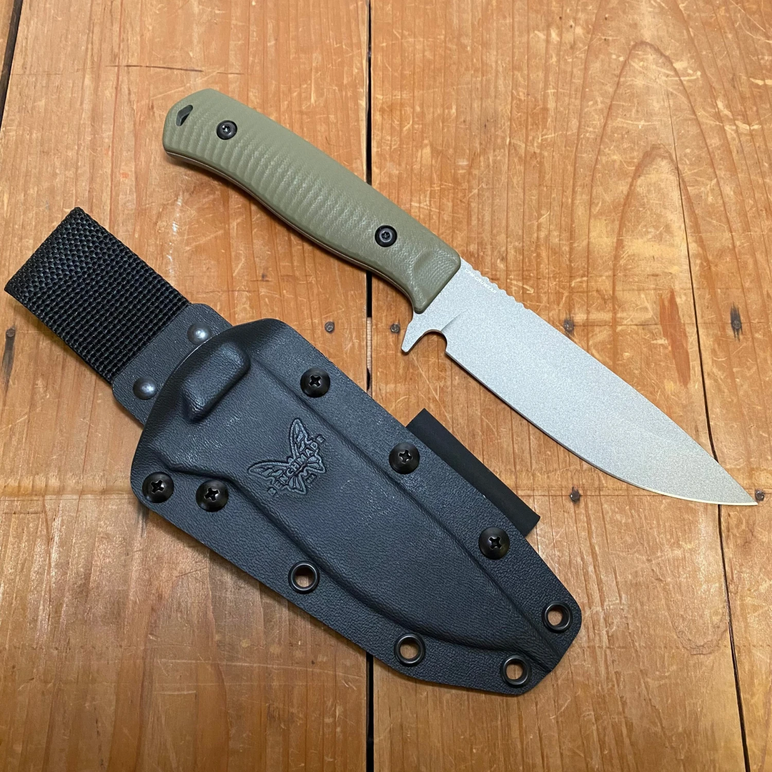 Benchmade 539GY Anonimus - Fixed Blade - OD Green G10 - Image 5