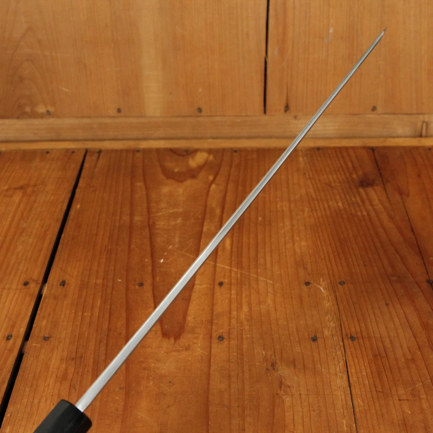 Hatsukokuro Nakagawa 330mm Kiritsuke Yanagi Aogami 1 Damascus Black Buffalo Horn - Image 8