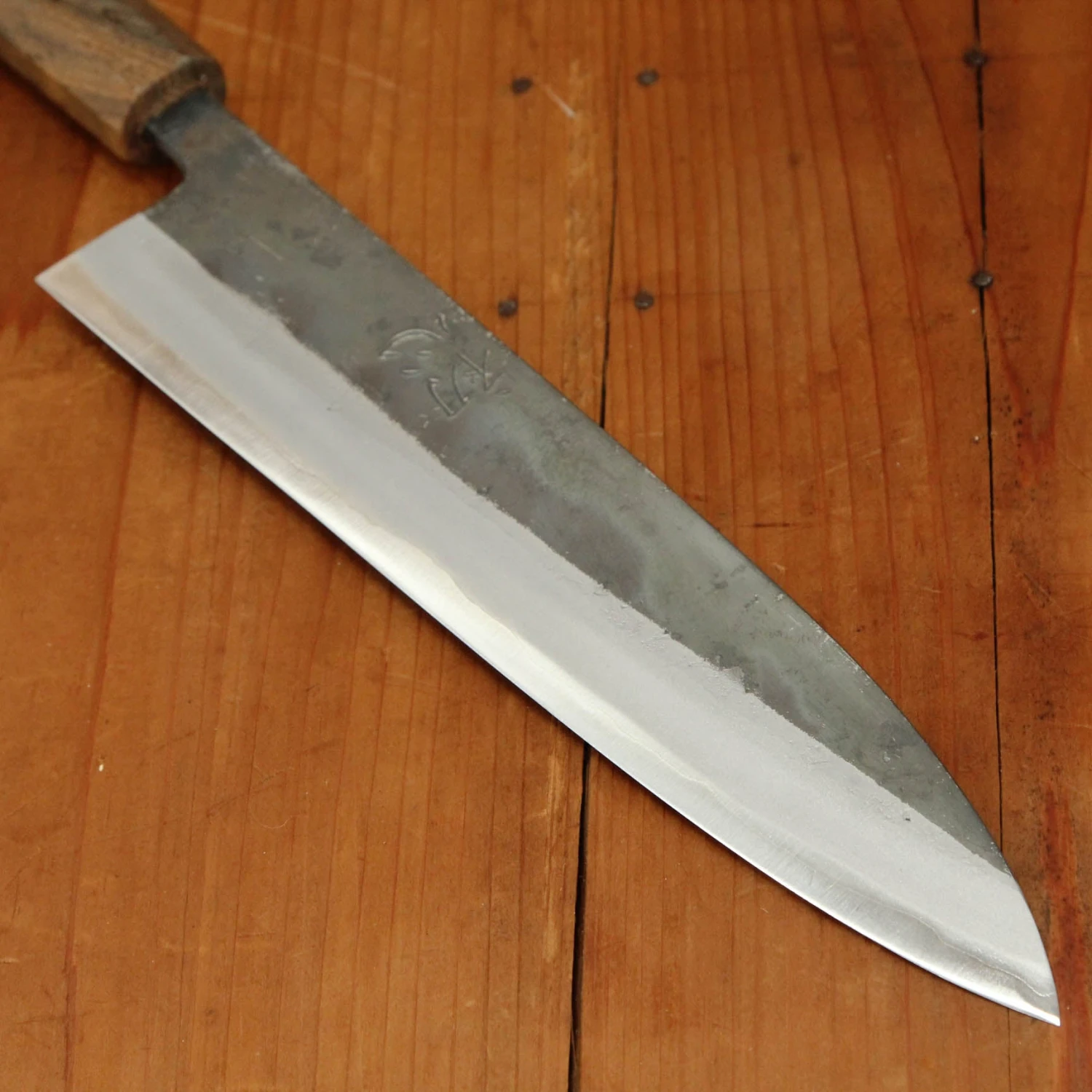 Hatsukokoro Kurosagi 240mm Gyuto AS Kurouchi Carbon 3 Layers Bubinga Handle - Image 2