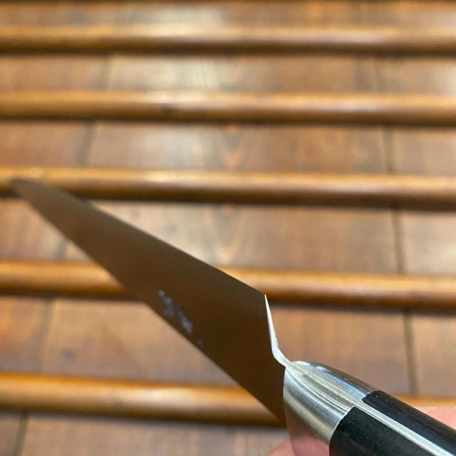 Ashi Hamono Ginga 210mm Petty Swedish Stainless Western Handle - Image 4