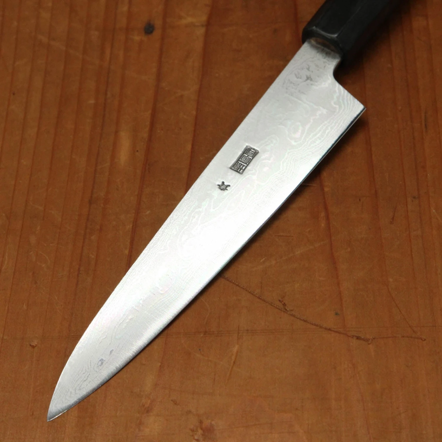 Sakai Kikumori Kikuzuki Uzu 150mm Petty Aogami 1 With Saya - Image 5