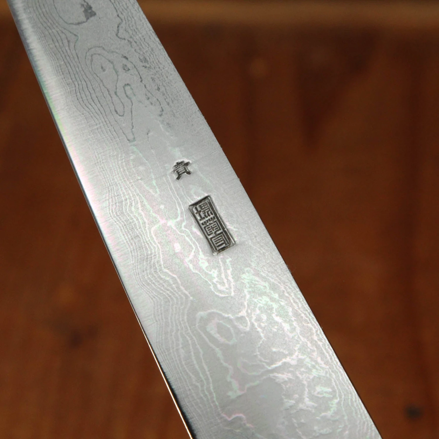 Sakai Kikumori Kikuzuki Uzu 150mm Petty Aogami 1 With Saya - Image 7