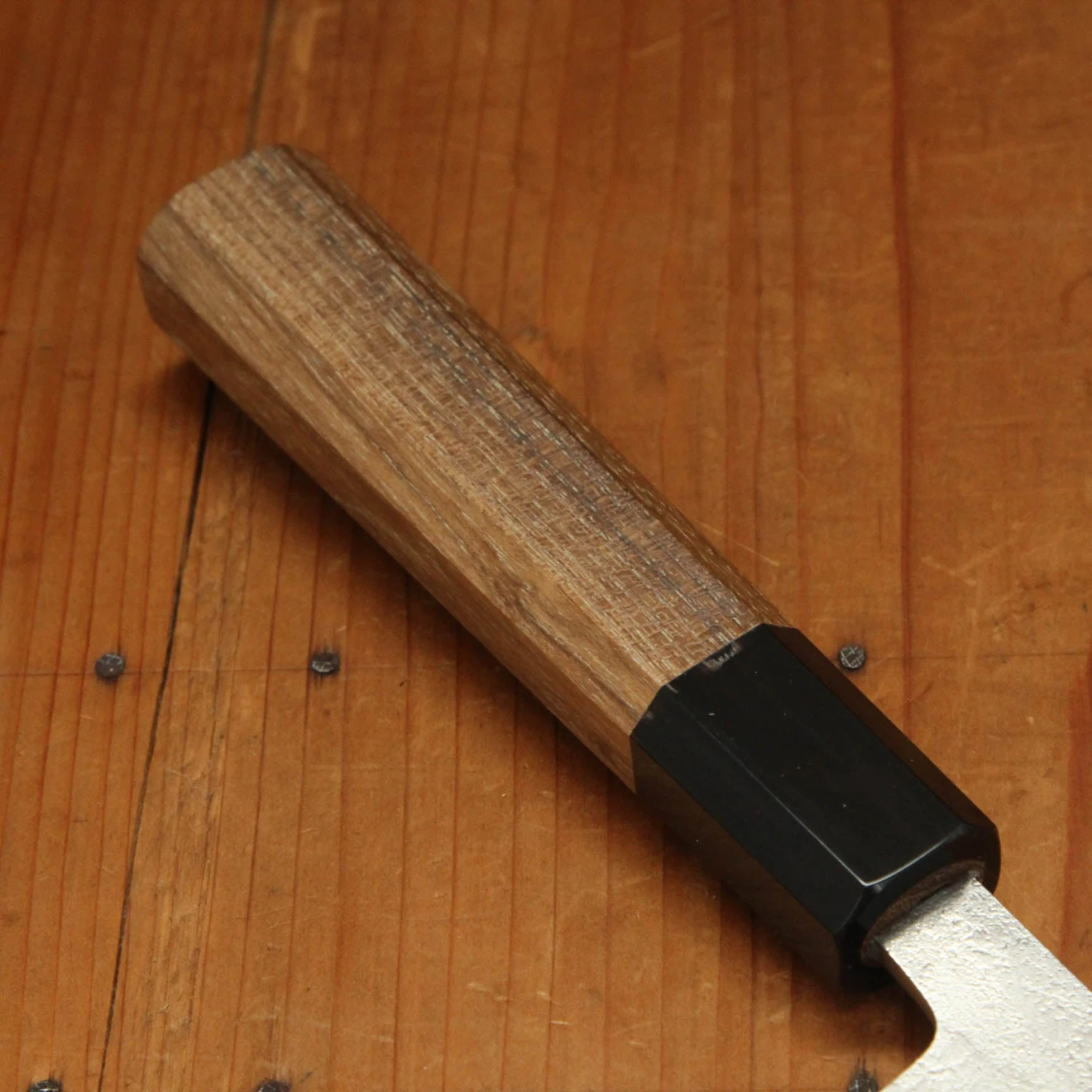 Yoshikane Hamono 165mm Bunka SKD Nashiji Teak Handle - Image 2