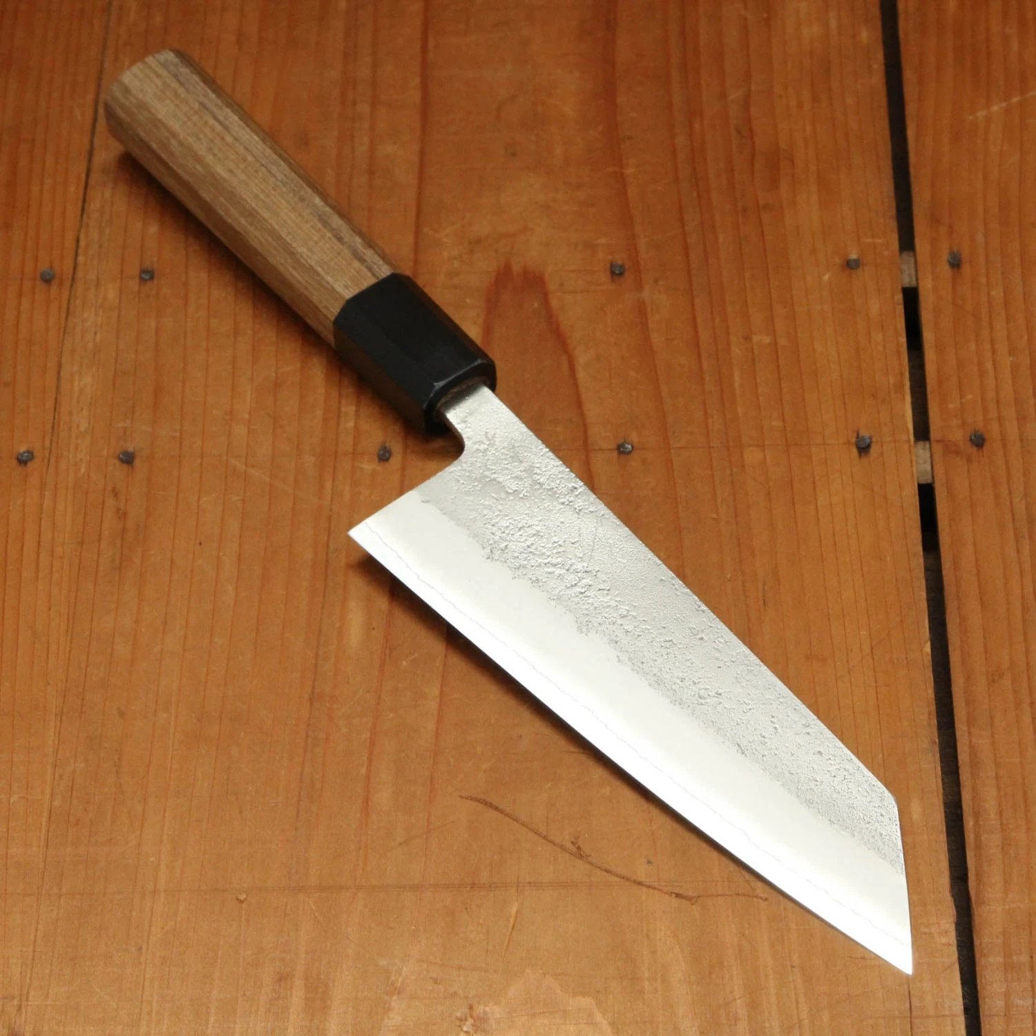 Yoshikane Hamono 165mm Bunka Shirogami 2 Nashiji Teak Handle