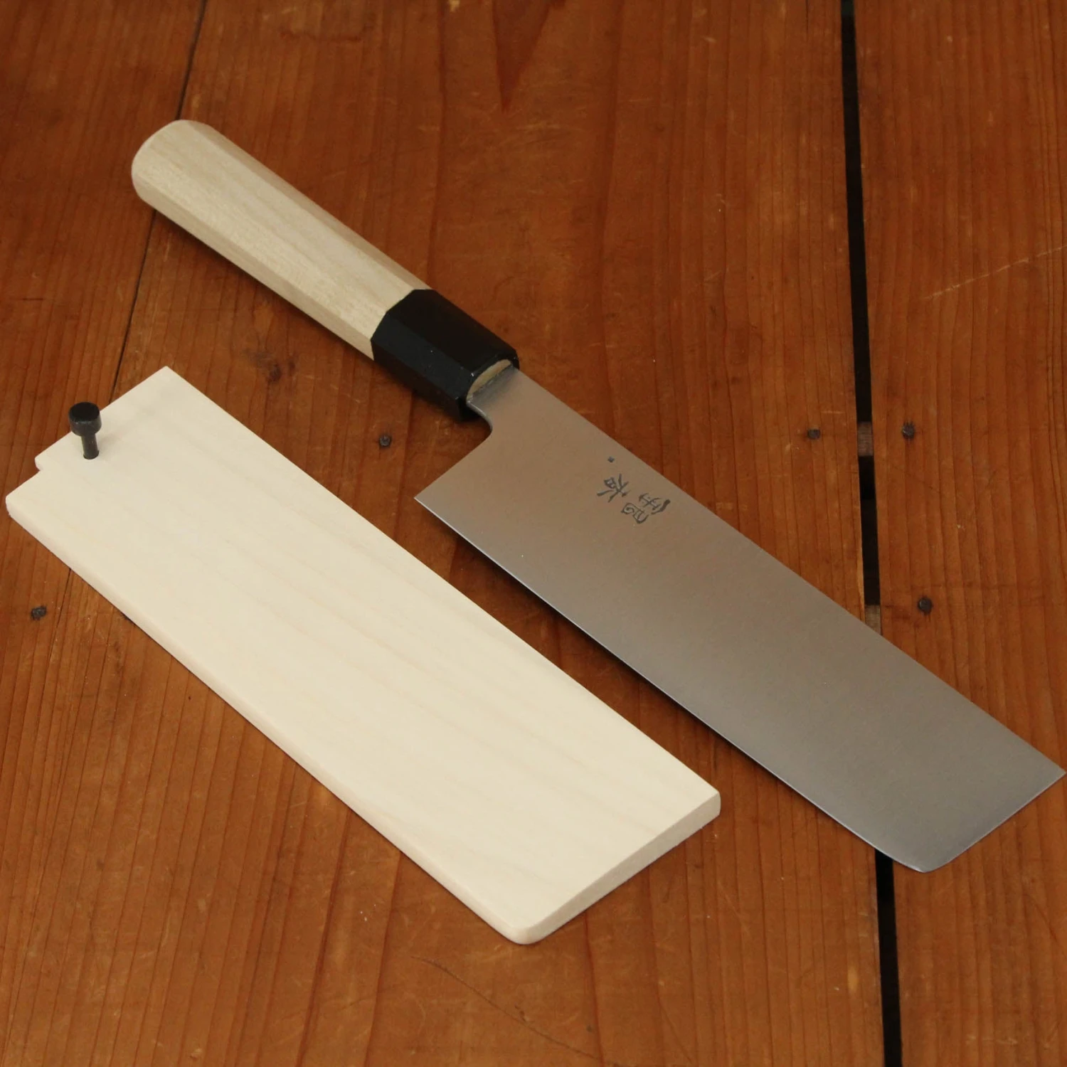 Ashi Hamono Ginga 180mm Wa-Nakiri Swedish Stainless With Saya
