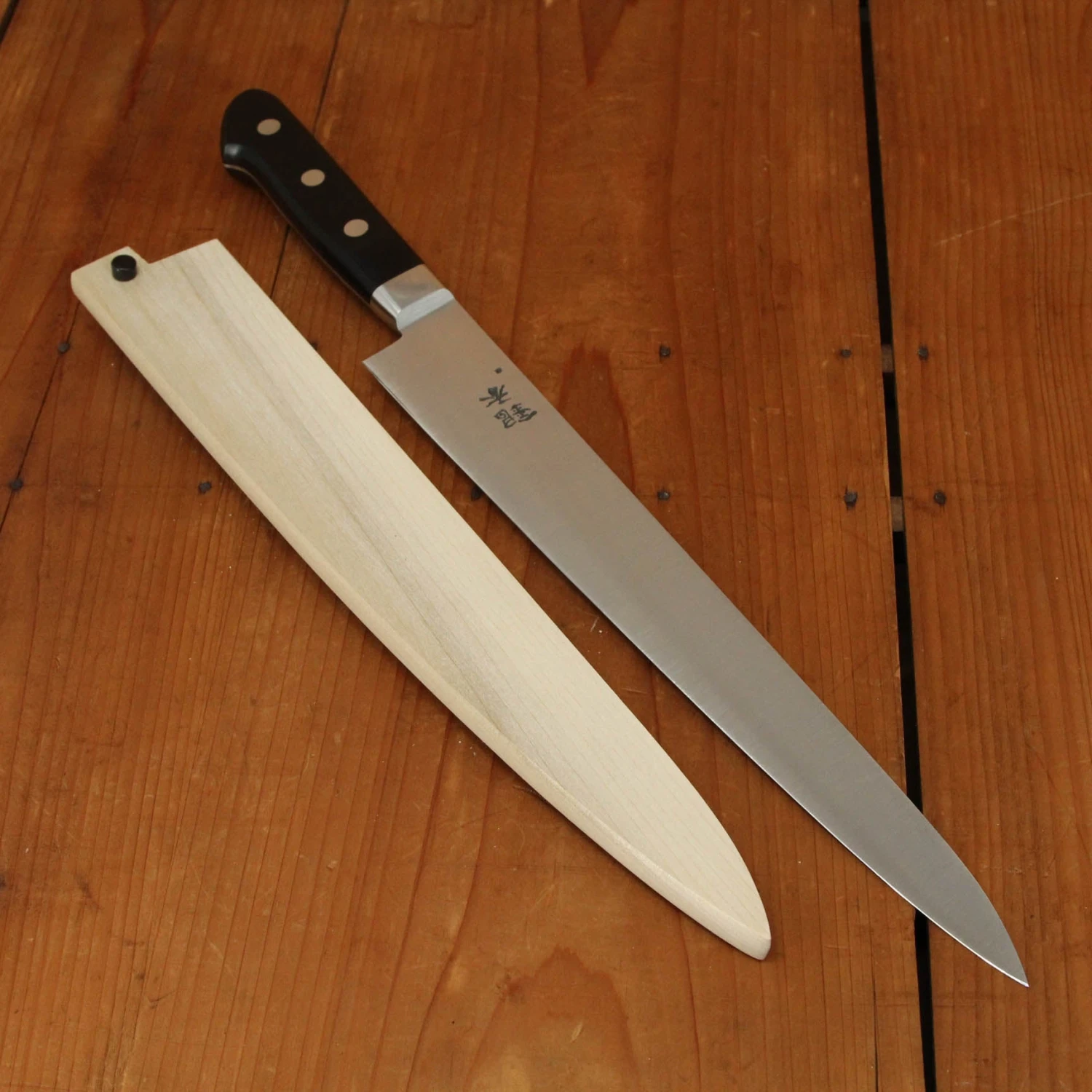 Ashi Hamono Ginga 270mm Sujihiki Swedish Stainless Western With Saya