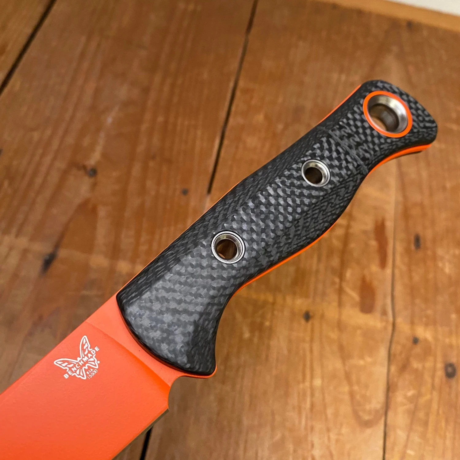 Benchmade 15500OR-2 Meatcrafter - Fixed Blade - Carbon Fiber - Image 4