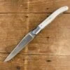 Fontenille Pataud Laguiole Nature 12cm Pocket Knife Cow Bone Lockback
