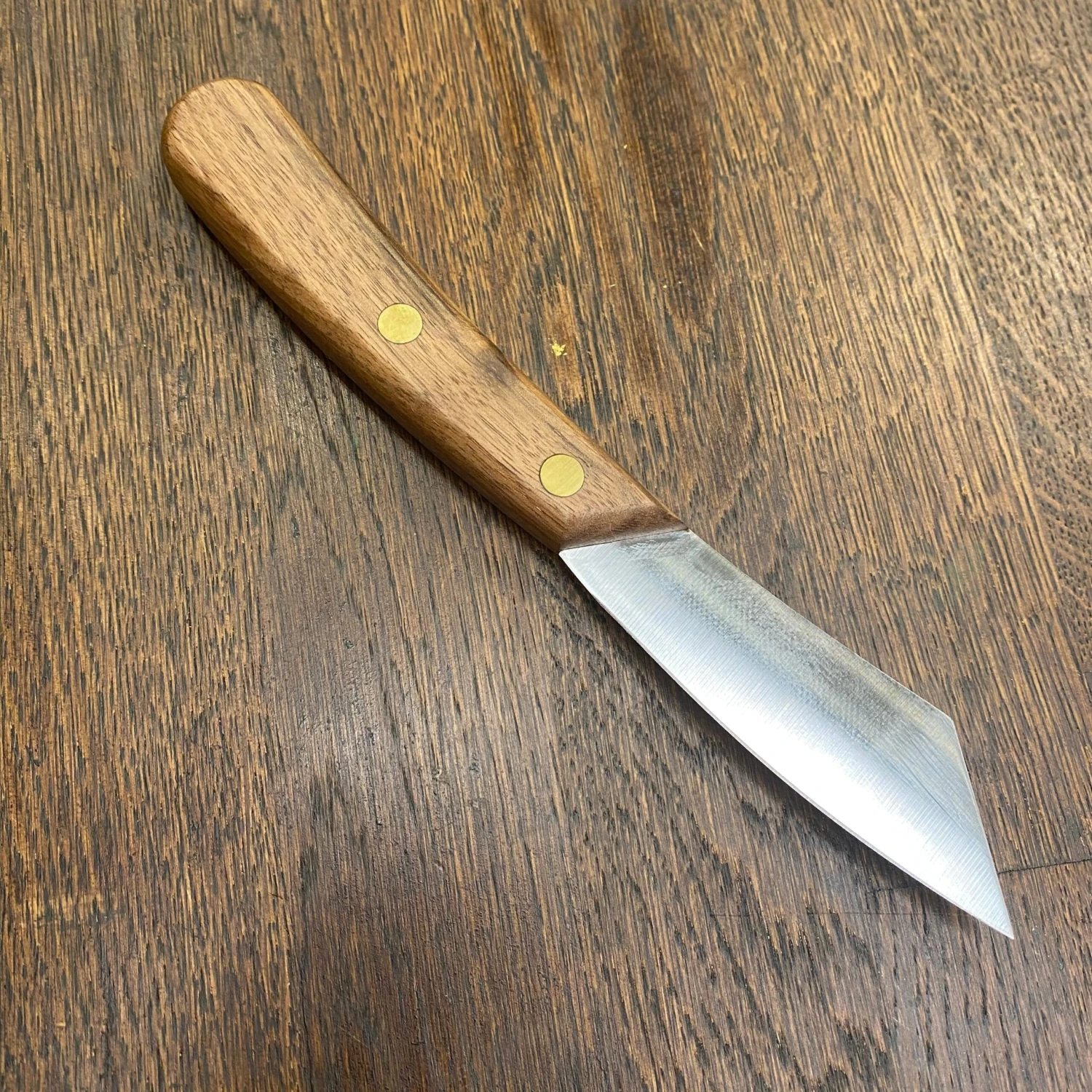 Friedr Herder 3” Clip Point Paring Knife Carbon Steel Walnut - Image 3