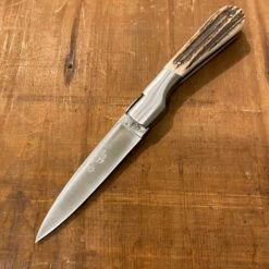 Fontenille Pataud Sperone 12cm Pocket Knife Stag Lockback