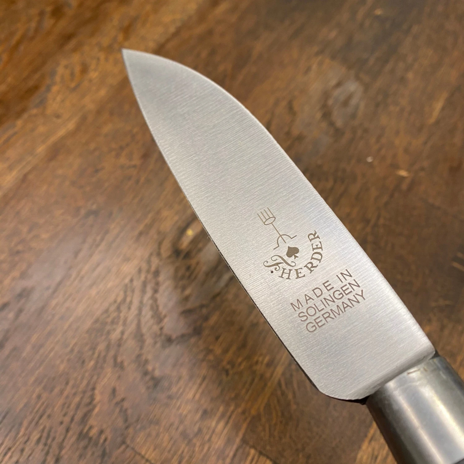 Friedr Herder 5.5” Old Farmer’s Knife Carbon Steel Black Beech - Image 3