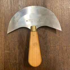 Friedr Herder 1/2 Moon Leather Knife Carbon Steel