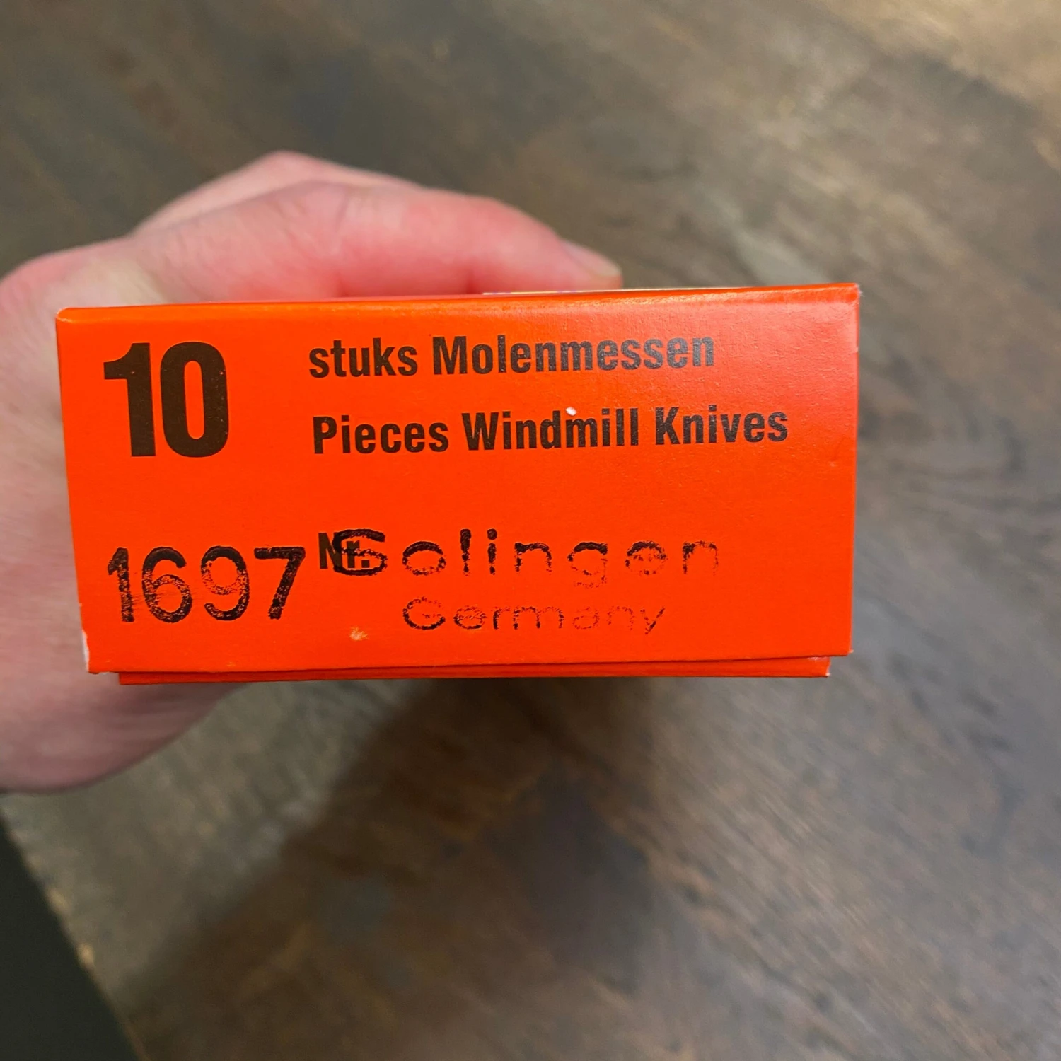 Windmühlenmesser New VIntage 4.25" Tomato Knife Round Tip Stainless Palisander 1960’s-70’s - Image 6