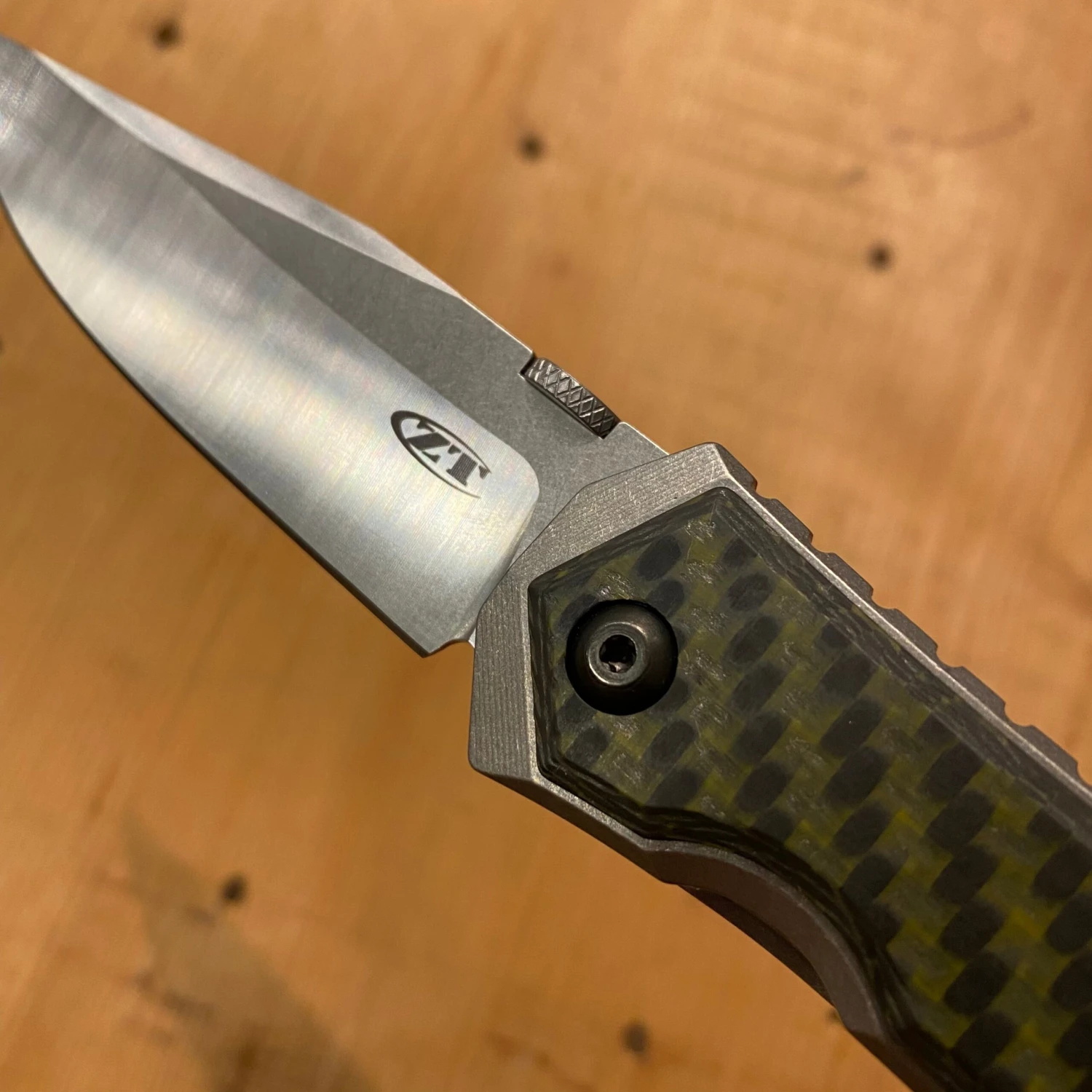 Zero Tolerance 0640 Emerson Titanium/Carbon Fiber Handle - Frame Lock - Image 5