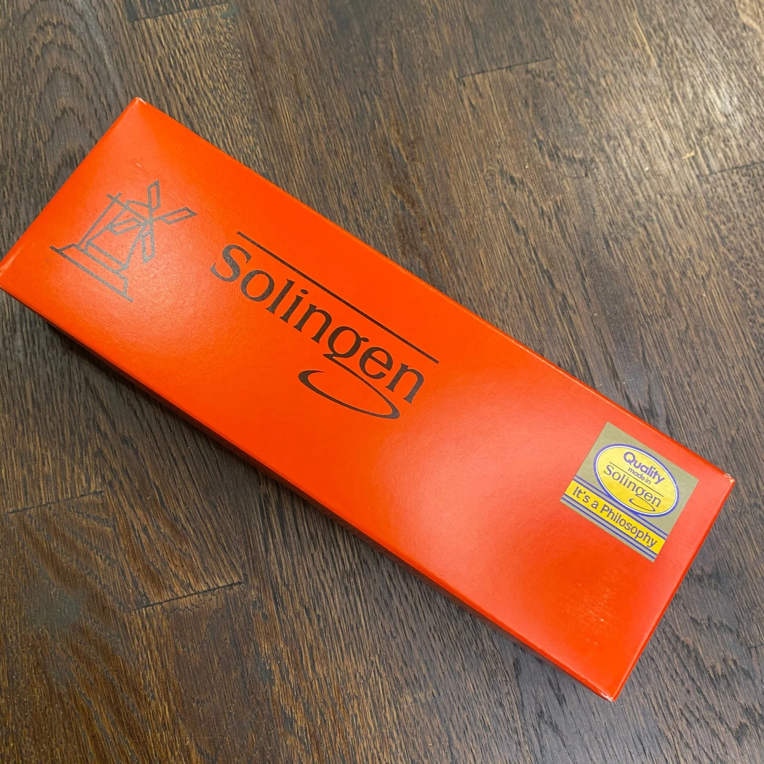 Windmühlenmesser New VIntage 4.25" Tomato Knife Round Tip Stainless Palisander 1960’s-70’s - Image 5