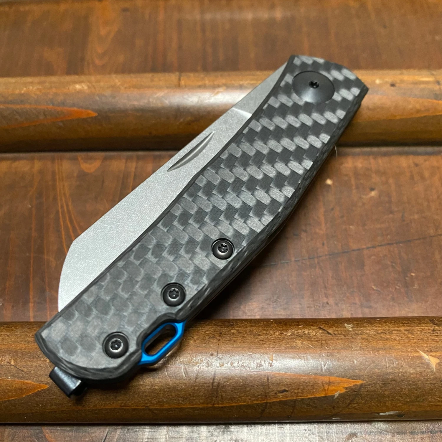 Zero Tolerance 0230 Anso Carbon Fiber - Sheepsfoot Slipjoint - Image 4