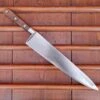 K Sabatier Jeune 12" Chef Knife Carbon Steel 1960's From Thiers