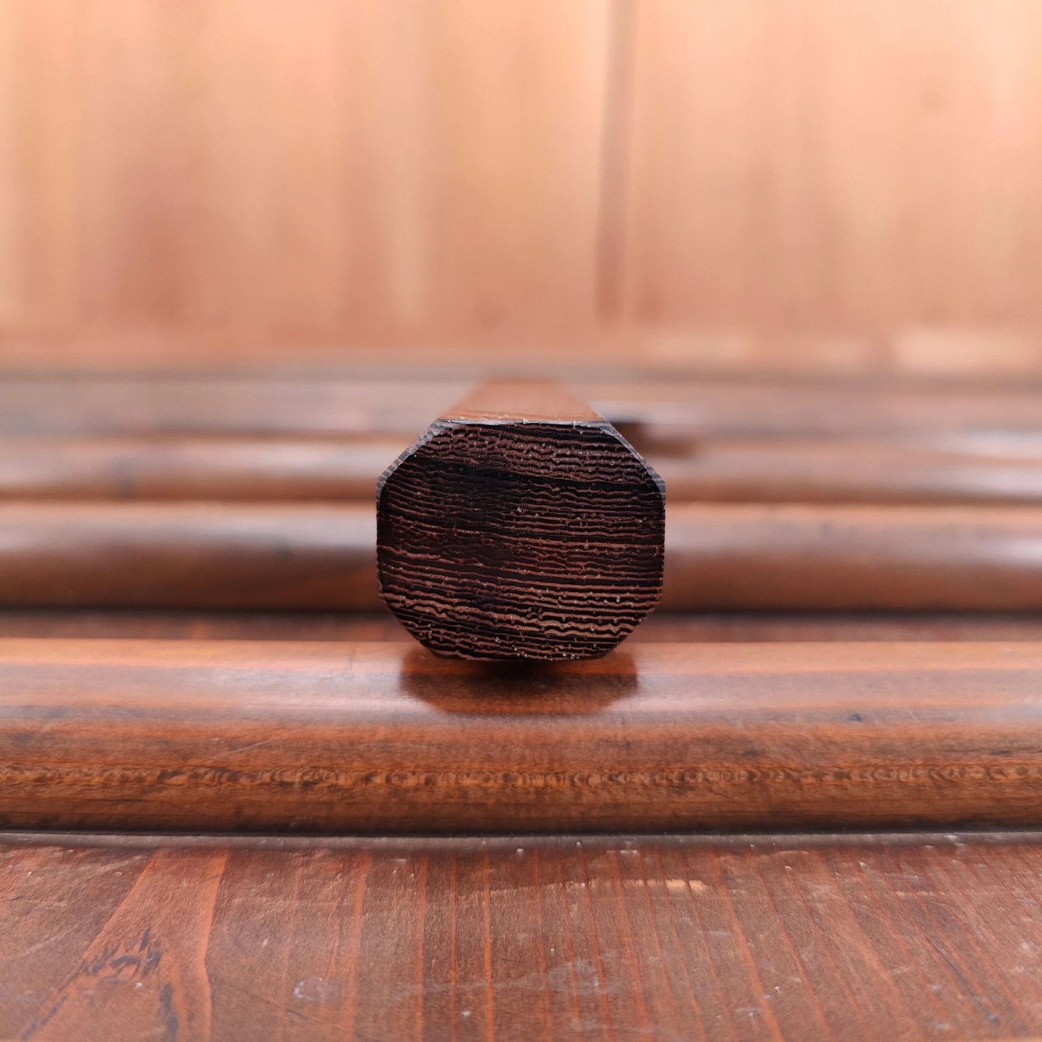 Hatsukokoro Inazuma 180mm Bunka Aogami Super Damascus Kurouchi Tsuchime Wenge Handle - Image 7