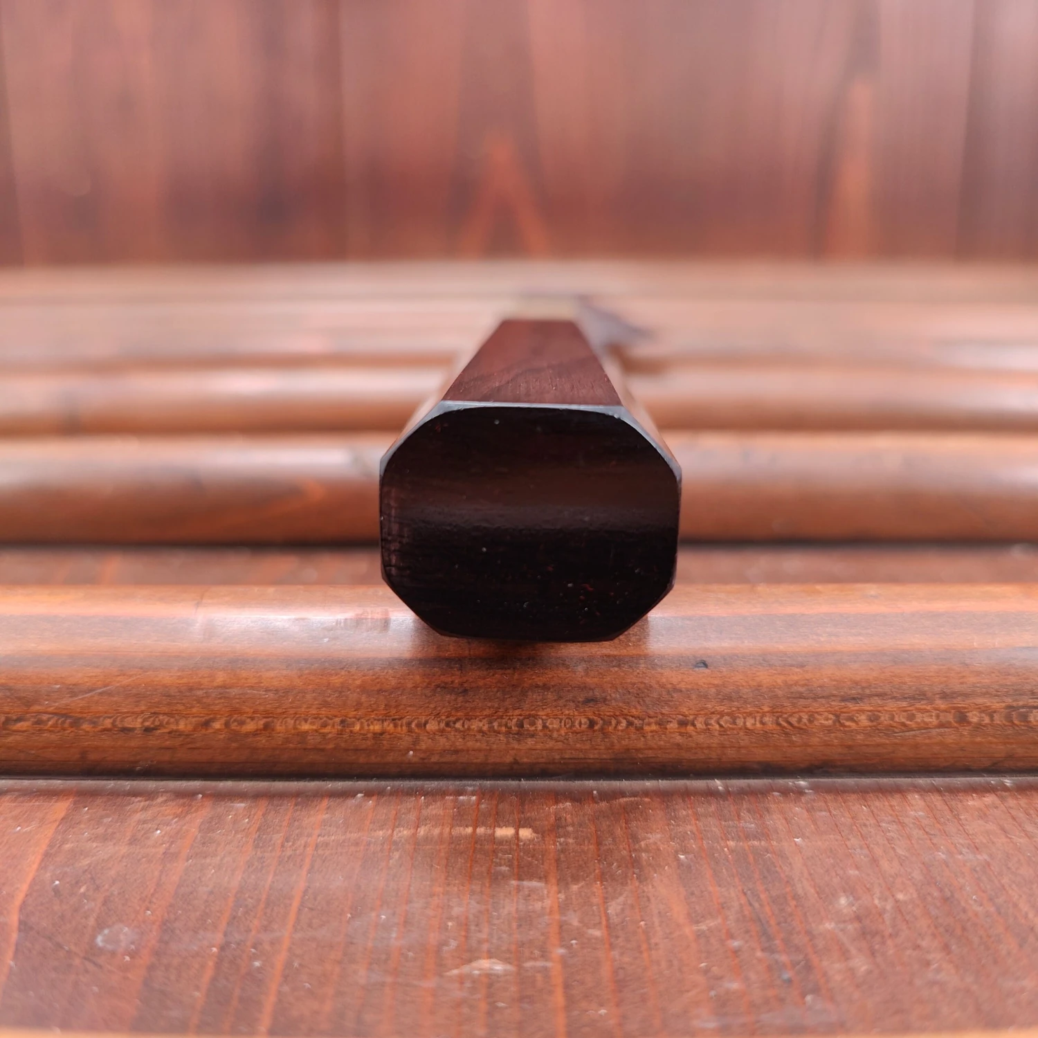 Yoshikazu Tanaka 270mm Kiritsuke Sujihiki Shirogami 1 Damascus Ebony - Image 8