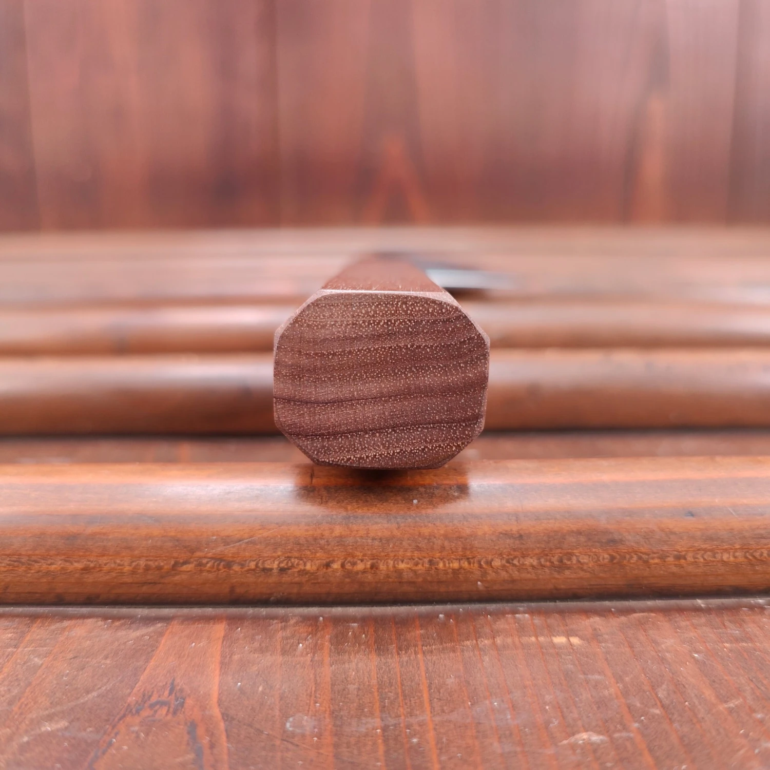 Hatsukokoro Kurokaze 210mm Gyuto Stainless Clad Shirogami 2 Walnut - Image 15