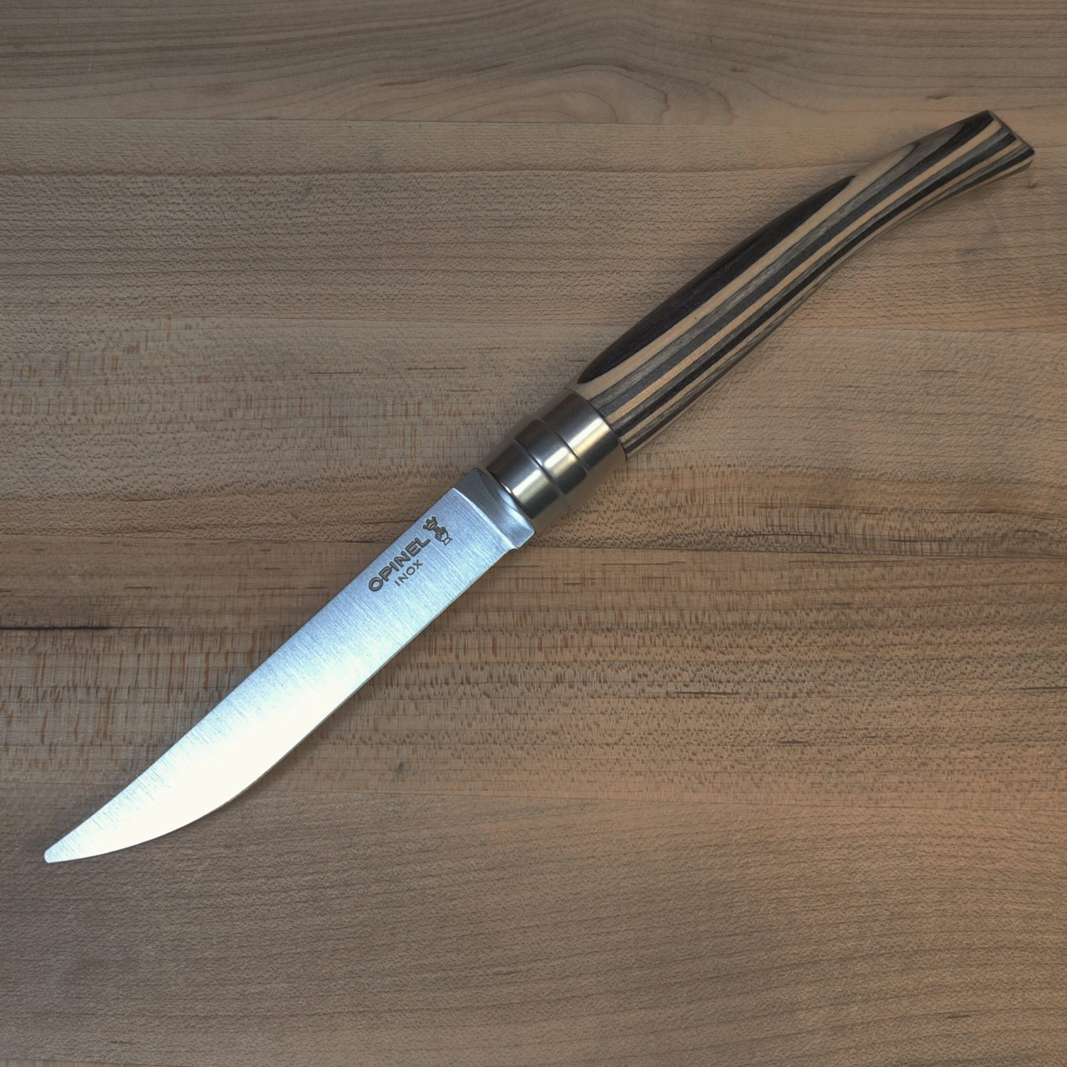 Opinel Set Of 4 Table Chic Birch Wood Steak Knives - Image 4