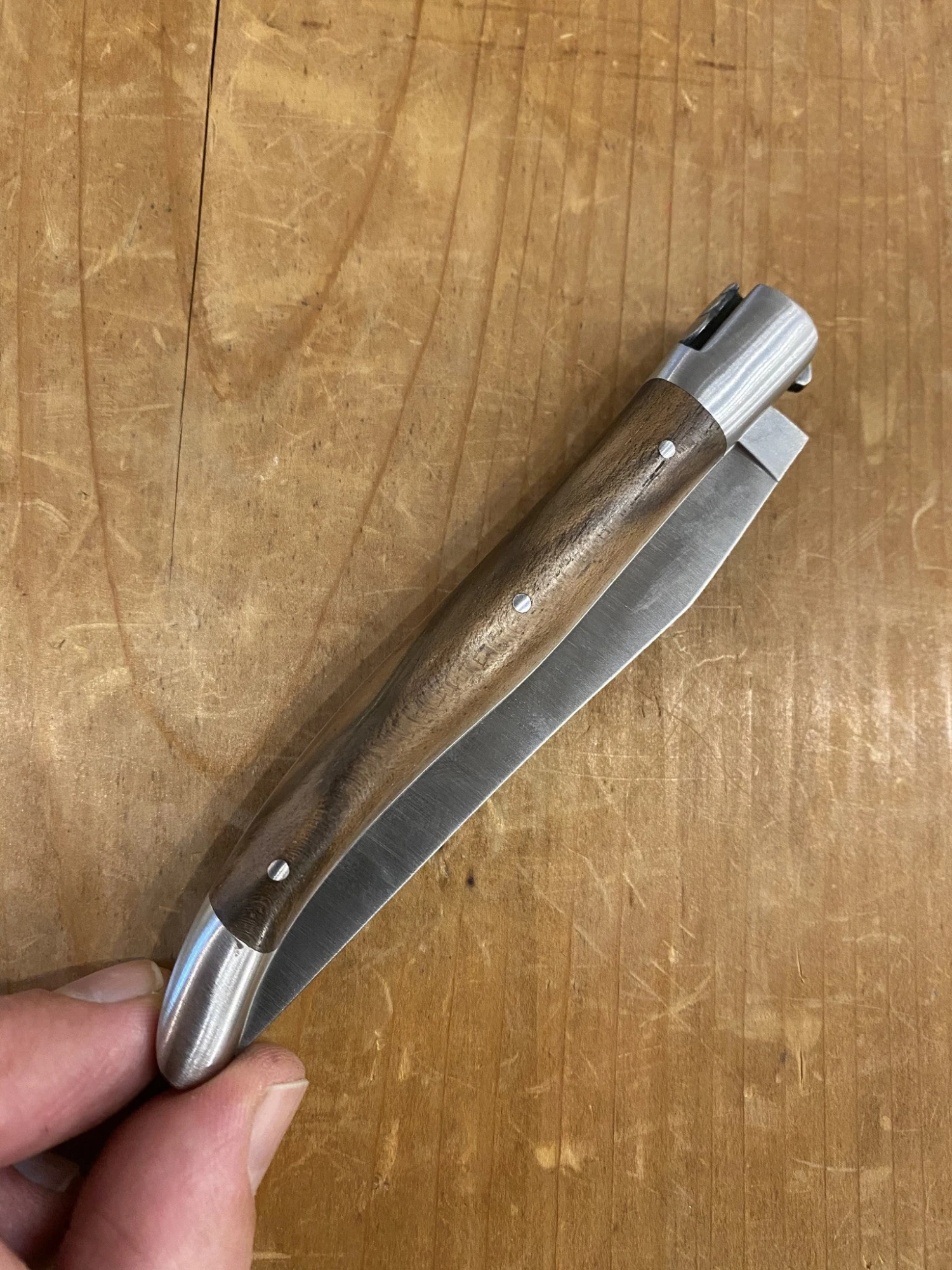 Fontenille Pataud Laguiole Essential 12cm Pocket Knife Walnut - Image 4