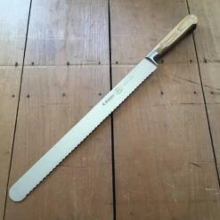 K Sabatier / Tartine / Bernal 12" Serrated Slicer Stainless Olive