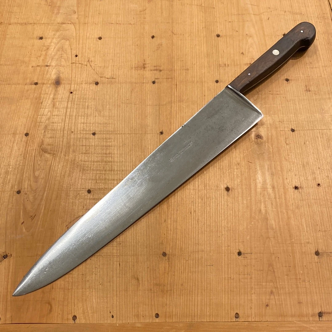 Vintage J.A. Henckels 12.5” Chef Knife 102-12” Solingen Germany