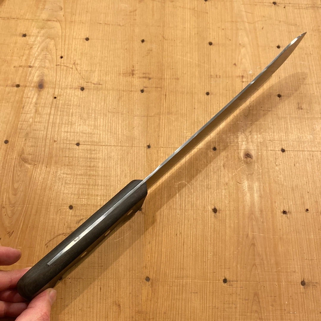 Vintage Gustav Emil Ern 10” Bullnose Butcher Knife Solingen Early 1980’s - Image 3