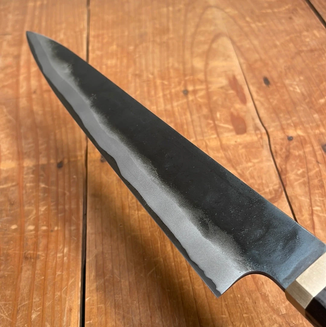 Blenheim Forge 225mm Slicer Stainless Clad Aogami Super Oak & Brass - Image 5